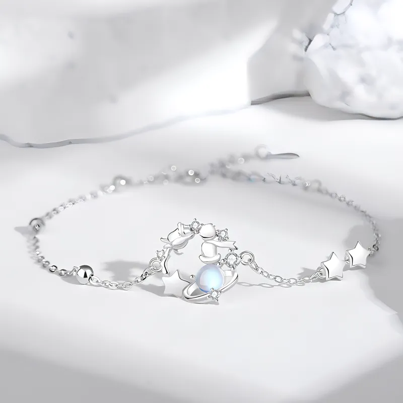 7℃ S999 Fine Silver Bracelets Unisex-2