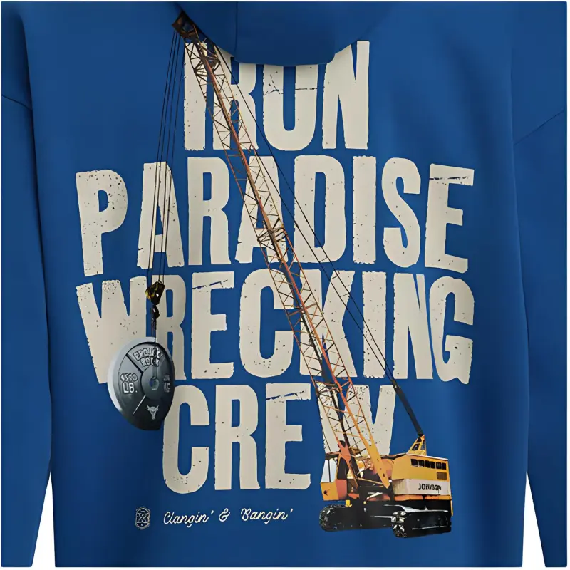Under Armour Johnson Project Rock Sweatshirt Men's Tech Blue-2