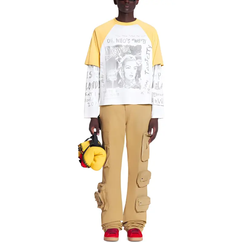 Lanvin X Future Long Sleeved Print T shirt-2