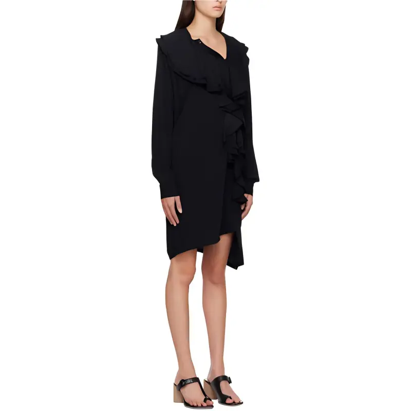 MM6 Maison Margiela Long Sleeved Dress Women's Black-1