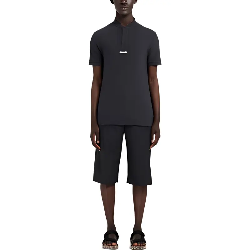 Maison Margiela Polo Shirt Men's Black-1