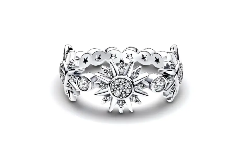Pandora 925 Sterling Silver Rings Women's Silver-2