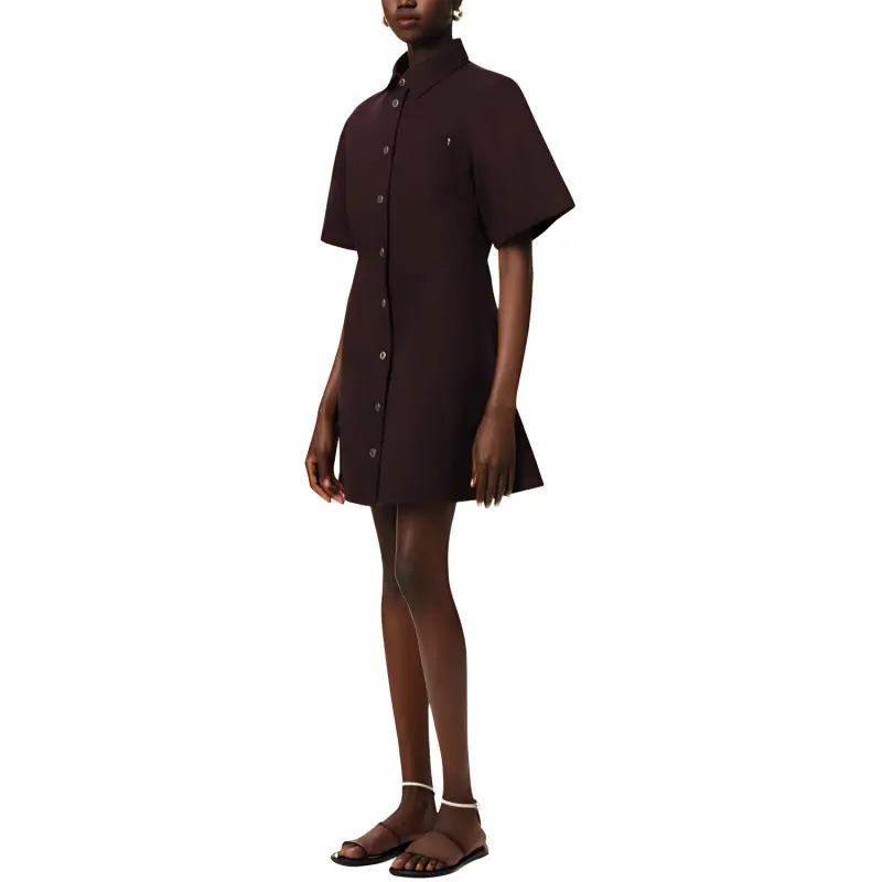 AMIPARIS Short sleeve Shirt Dress-3