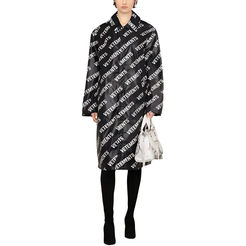 Vetements Monogrammed Raincoat-1