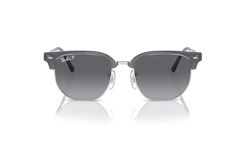 RayBan Injection Molded Irregular Shape Sunglasses Kids' Gray-1