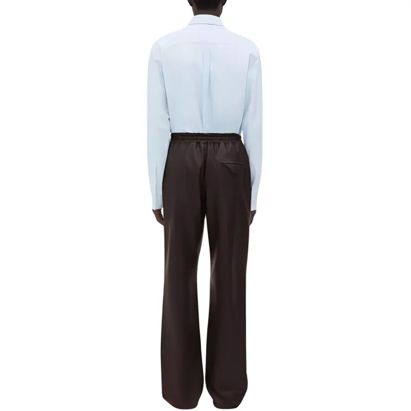 Bottega Veneta Leather Trousers-2