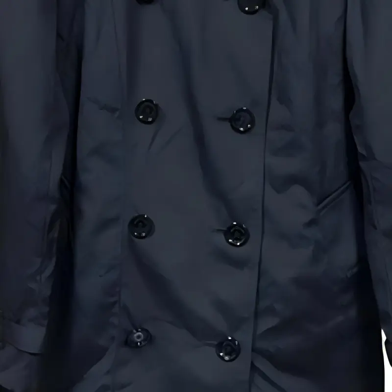 Burberry Trench Coat Men's Navy Blue-5