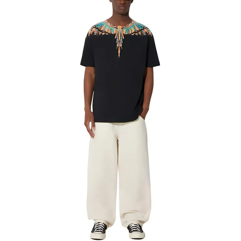 Marcelo Burlon Grizzly Wings-Print T-Shirt-2