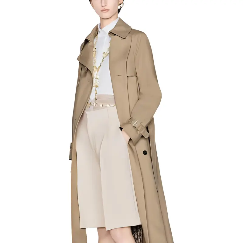 DIOR Quarterly New Products Trench Coats Women's Brown-2