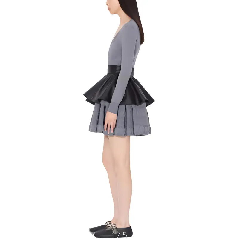 Alaia Crinoline-design Knitted Minidress-3