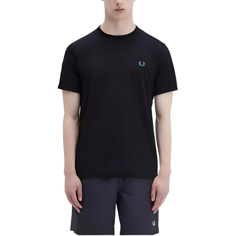 FRED PERRY T-Shirts Men Black-2