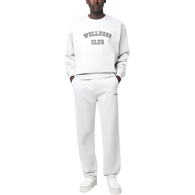SPORTY & RICH Slogan print Cotton Sweatshirt-3