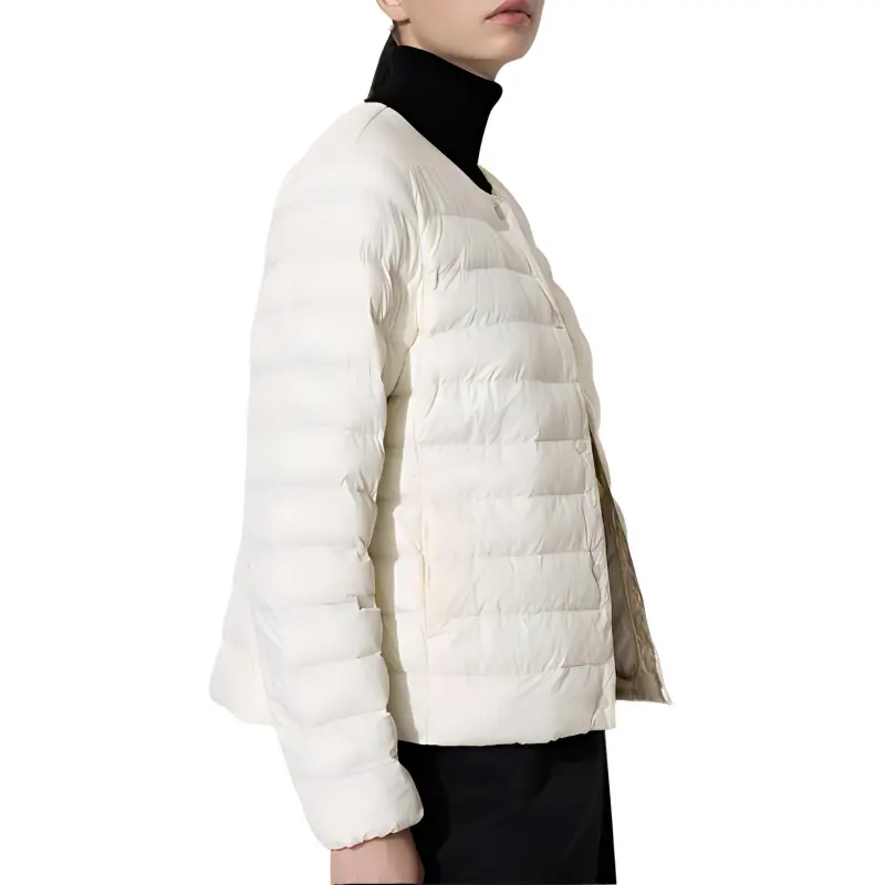 UNIQLO Puffer Jacket Women's Ivory-1