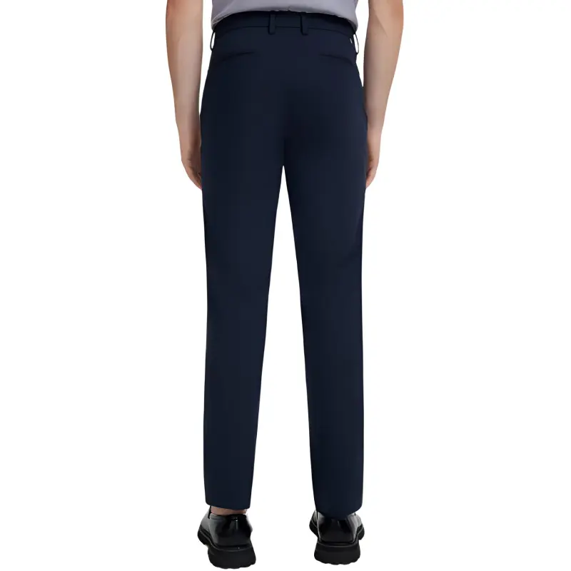 Jiumuwang Men's Pants Expert Suit Trouser Men's Navy Blue-2