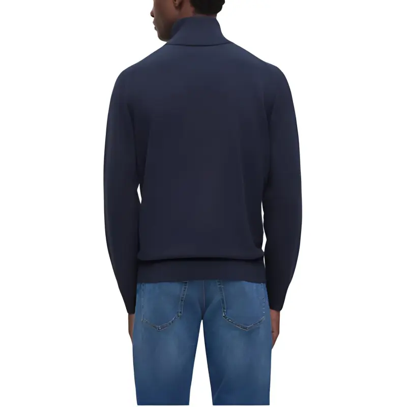 Boss Short Front zip Cotton cashmere Jumper-2