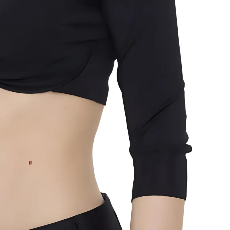 CELINE Draped Cropped Top-4