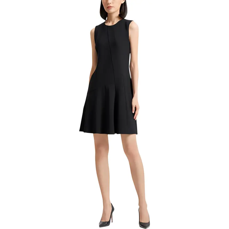 THEORY SS23 Sleeveless Dress Women's Black-1