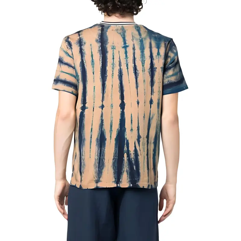 Wales Bonner Logo Printed Tie Dyed Crewneck T Shirt-2