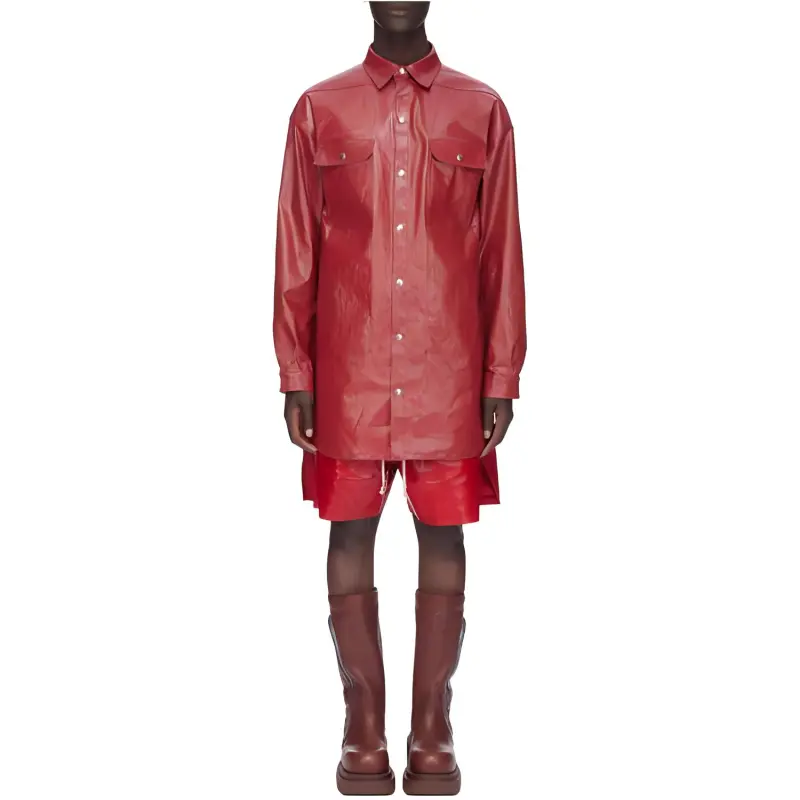 RICK OWENS/RO SS24 Jackets Coats Men's Red-3