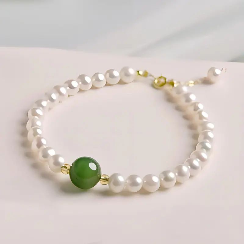 Gifts Freshwater Pearl Bracelets Women's-3