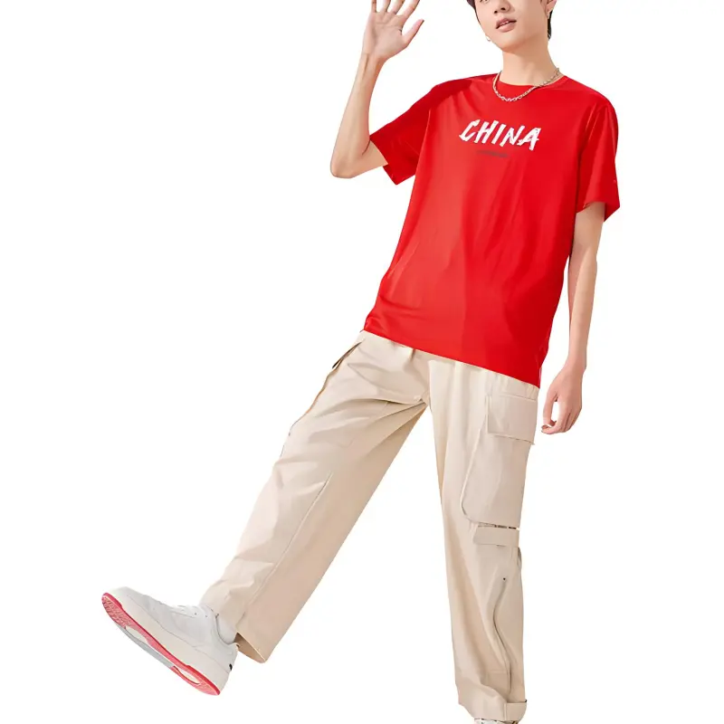 XTEP T Shirt Unisex Enchanted Red-3