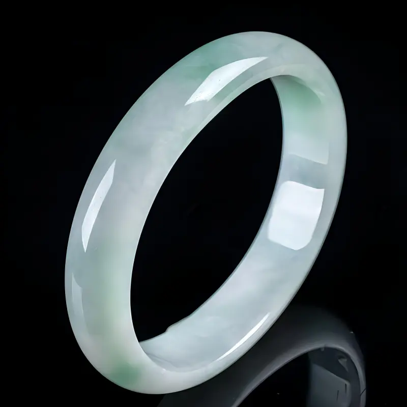 PUPAN Glutinous Jade Jadeite Bangles Unisex-3