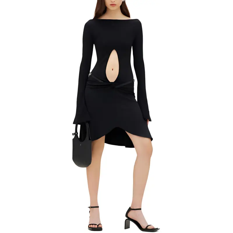 COURREGES Ellipse Mini Skirt-1