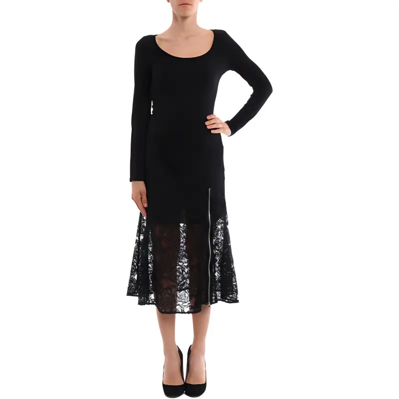 Alexander McQueen Casual Long Skirts Women's Black-1