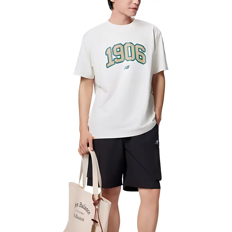 New Balance T Shirt Men's White-2