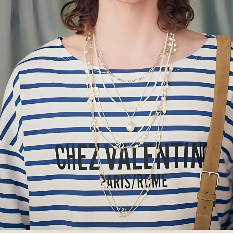 Valentino Necklaces Men's White-2