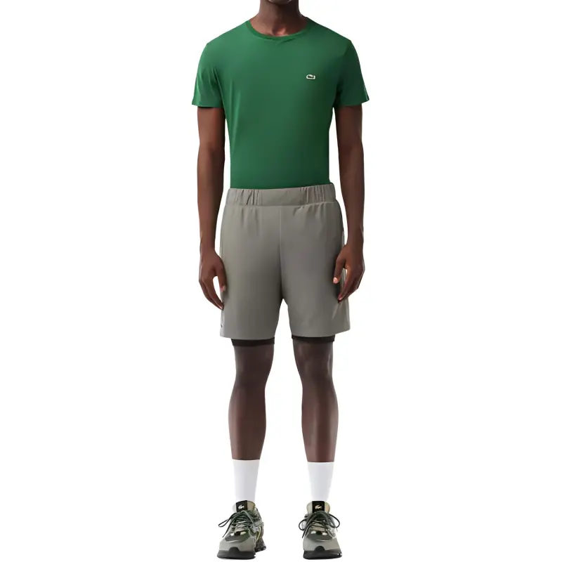 LACOSTE Casual Shorts Men's Gray-1