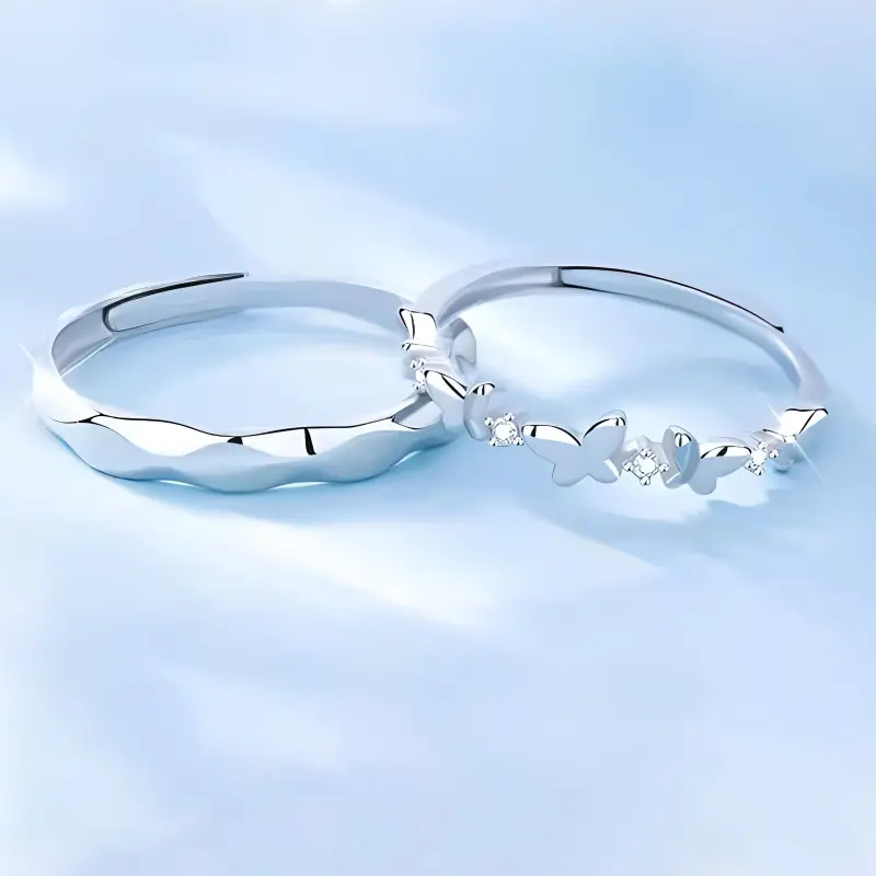 Asia Star 925 Sterling Silver Rings Unisex-1
