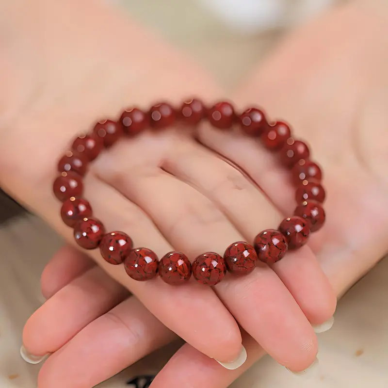 AGOVSKI Reconstructed Cinnabar Bracelets Women's-3