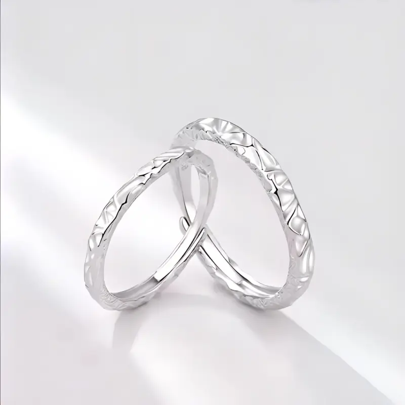 CHINA GOLD Sterling Silver 990 Rings Unisex-1