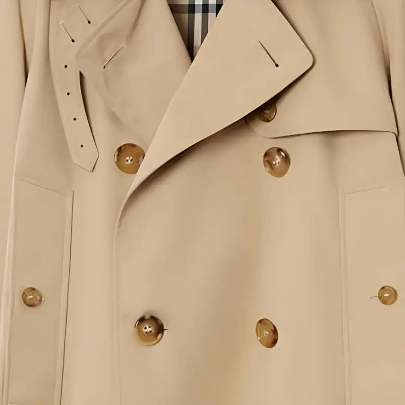 Burberry Double breasted Cotton Trench Coat-2