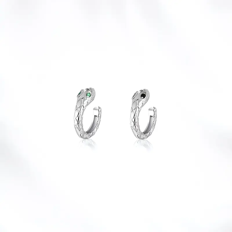 GLOIRE Zircon Clip On Earrings Unisex-7
