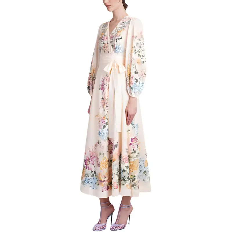 Zimmermann Halliday Wrapped Midi Dress-2