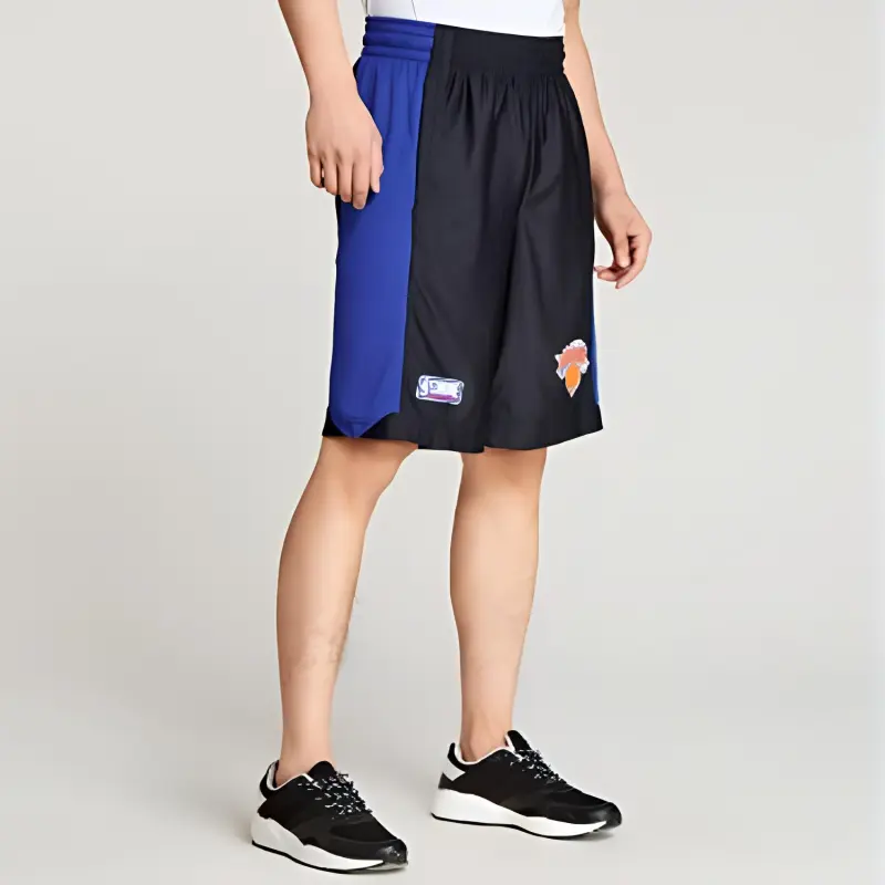 Under Armour Casual Shorts Men Black Blue-2