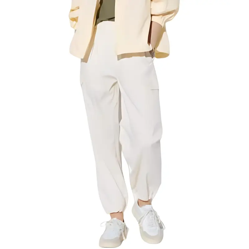 UNIQLO Cargo Pants Unisex Light Beige-2