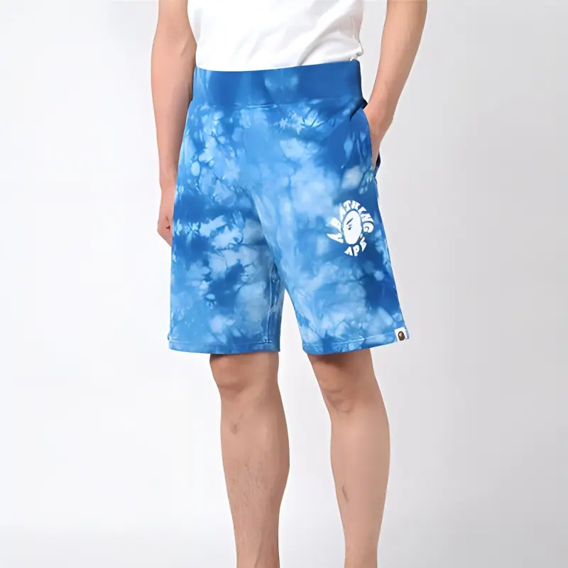 Bape Tie Dye Sweat Shorts-3