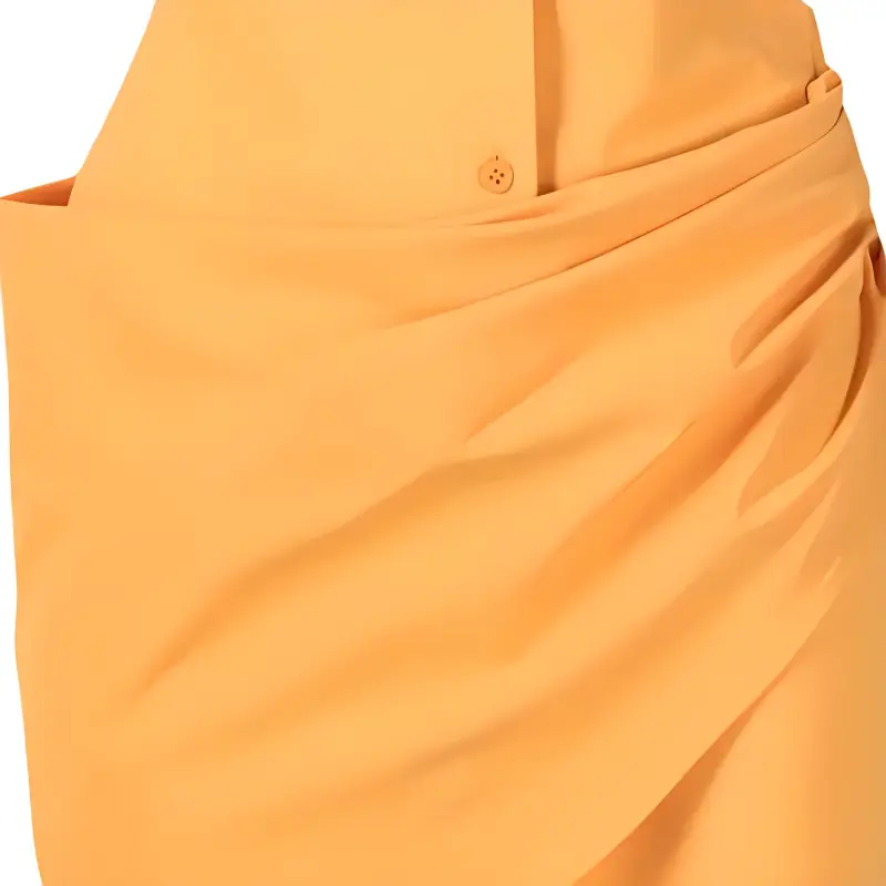 Jacquemus La Robe Camisa 'Orange'-4