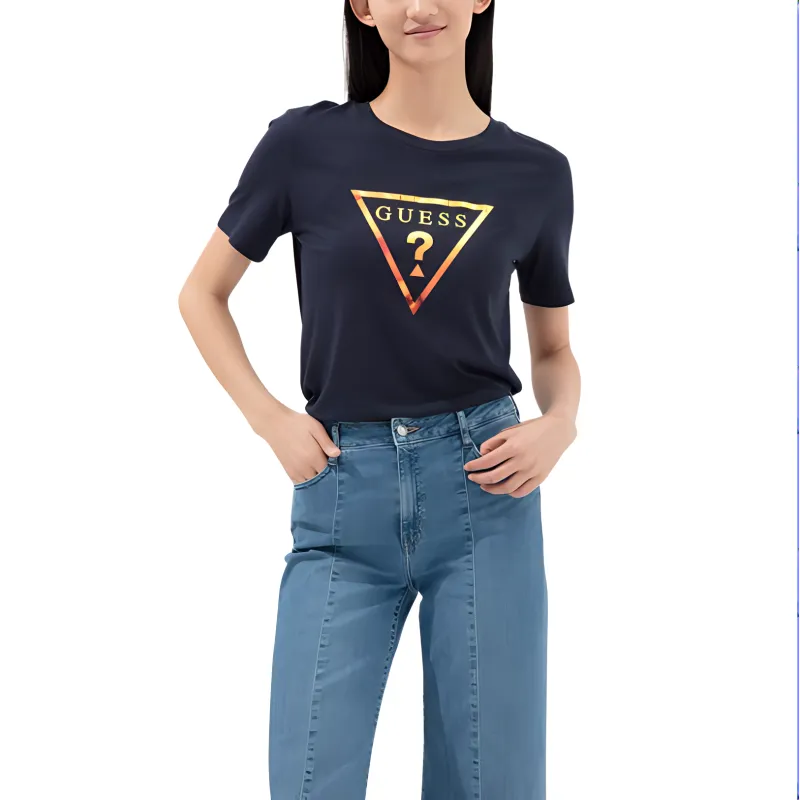 GUESS T-Shirt Women's Navy Blue-1