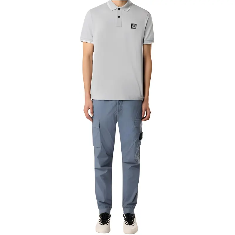 STONE ISLAND Compass patch Polo Shirt-2