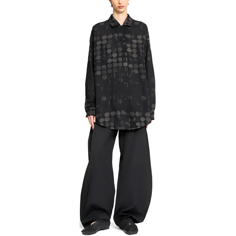 UMA WANG Curved Leg Pollock Pants-0