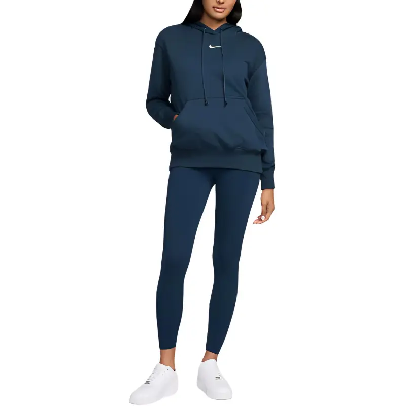 Nike Sportswear Phoeni Sweatshirt Women's Military Arsenal Marine Blue/Sail Color-2