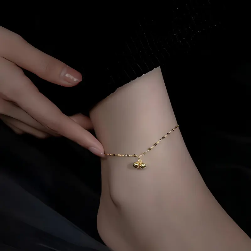 KOOGIS S925 Silver Anklets Women's-5