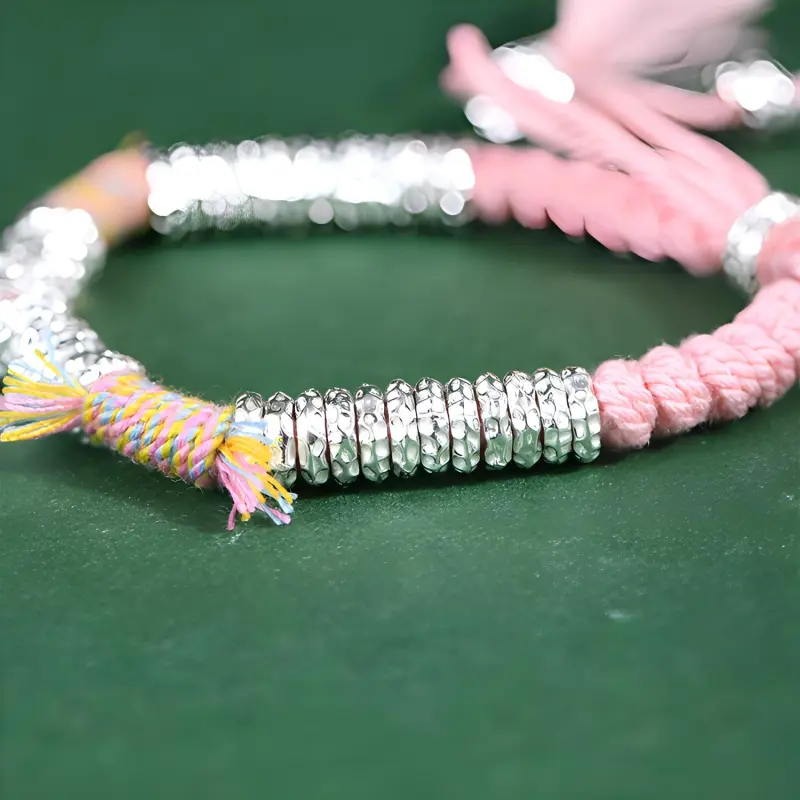 JINLUWANG 990 Silver Bracelets Women's-5