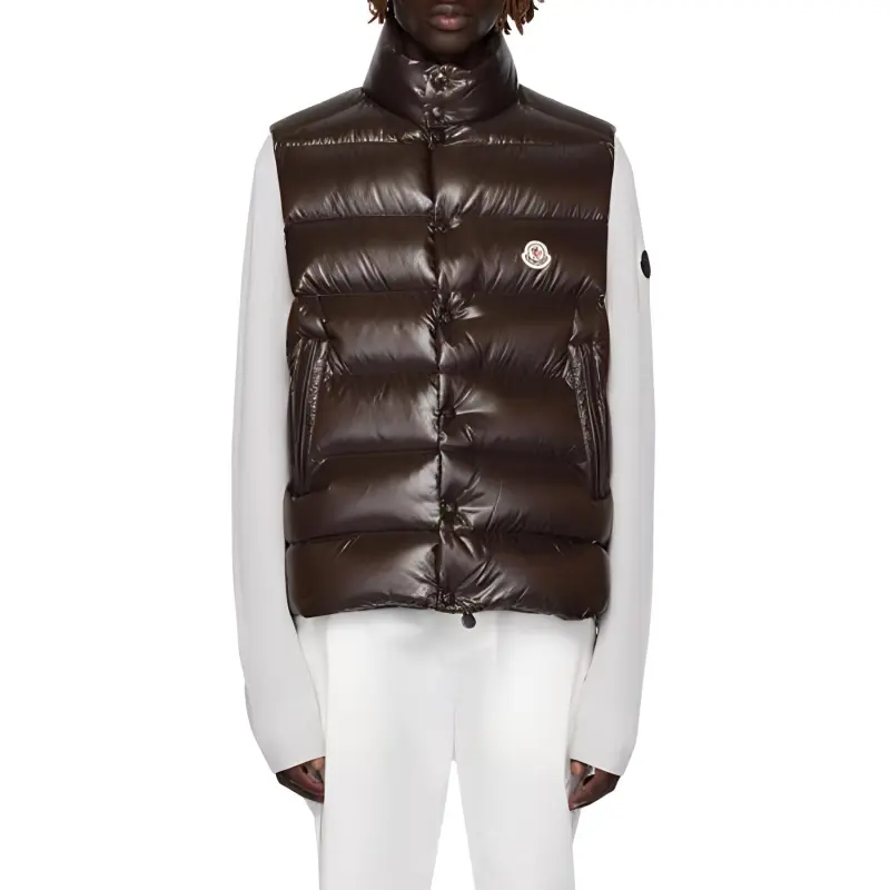 Moncler Tibb Logo patch Padded Gilet-2