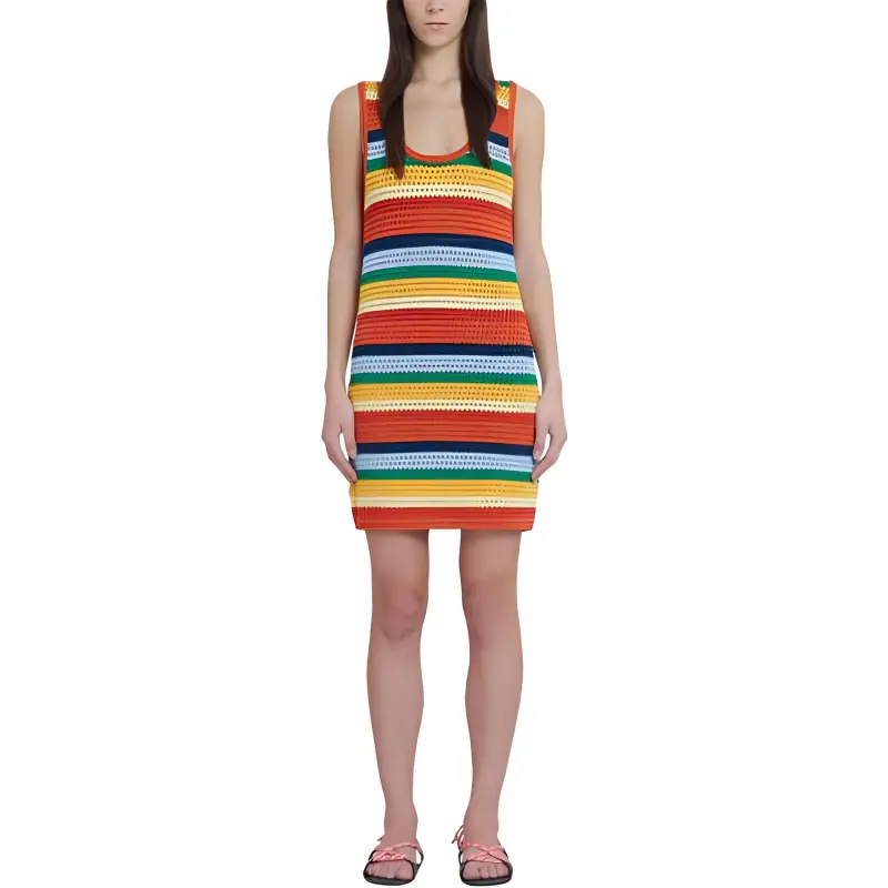 MARNI X No Vacancy Inn Co-brand Sleeveless Dresses Women's Multicolor-1