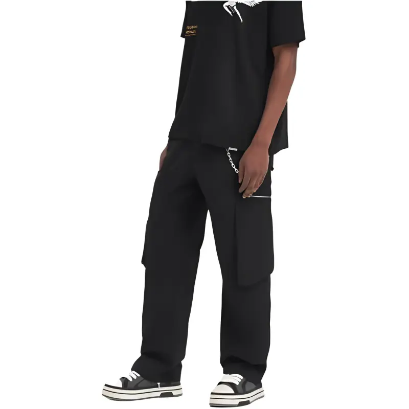 REPRESENT Herringbone Straight leg Trousers-2